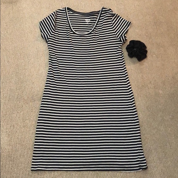 Mossimo tee shirt dress striped soft and comfy - Picture 1 of 3
